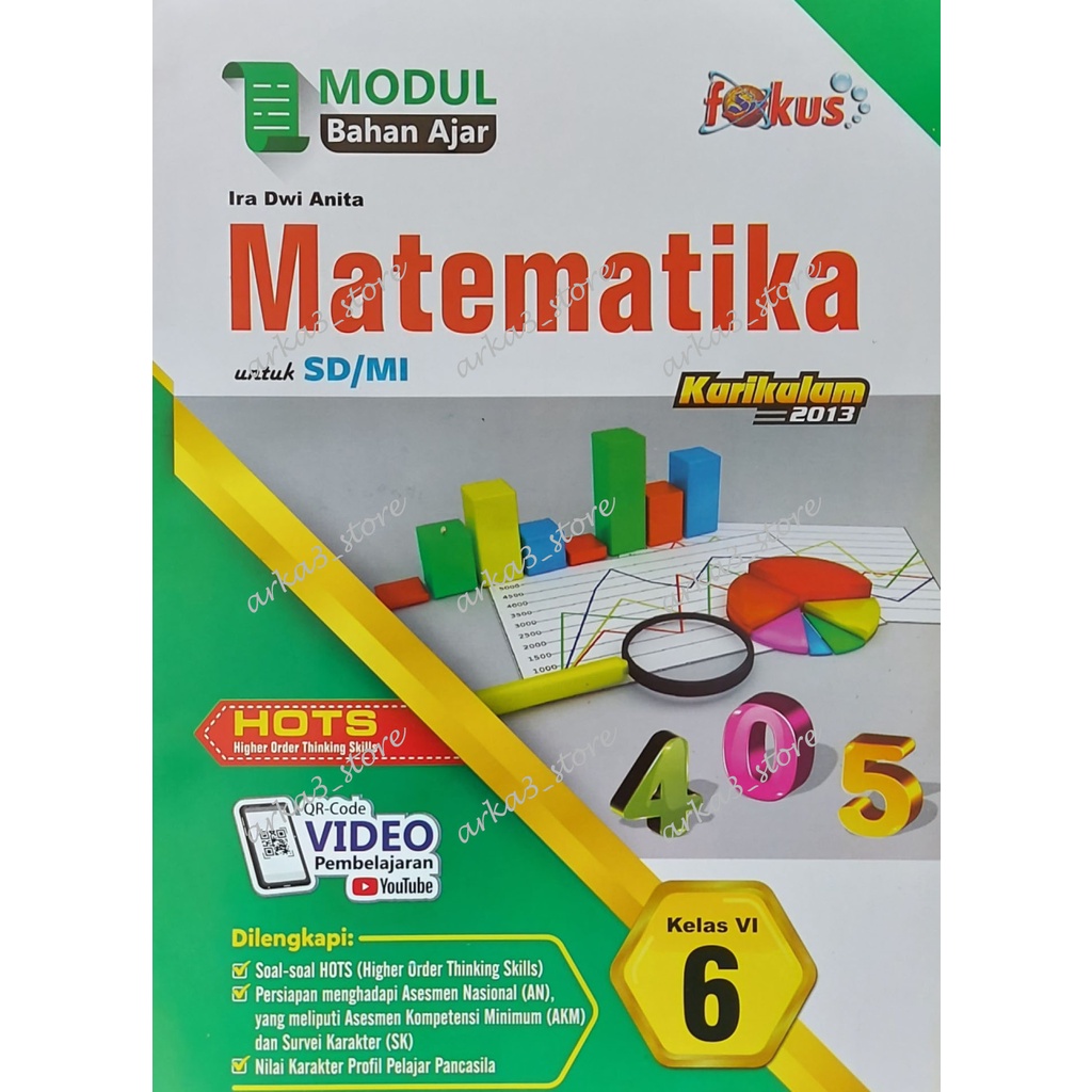 Lks Matematika Kls 6 Fokus SD/MI Semester 1 & 2