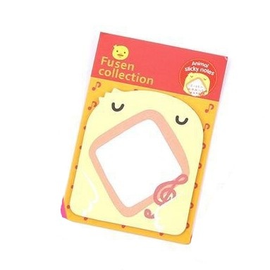 COD - S636 Tempelan Kertas Catatan Memo Note Karakter Animal Lucu Unik / Sticky Notes Karakter Animal-Chick