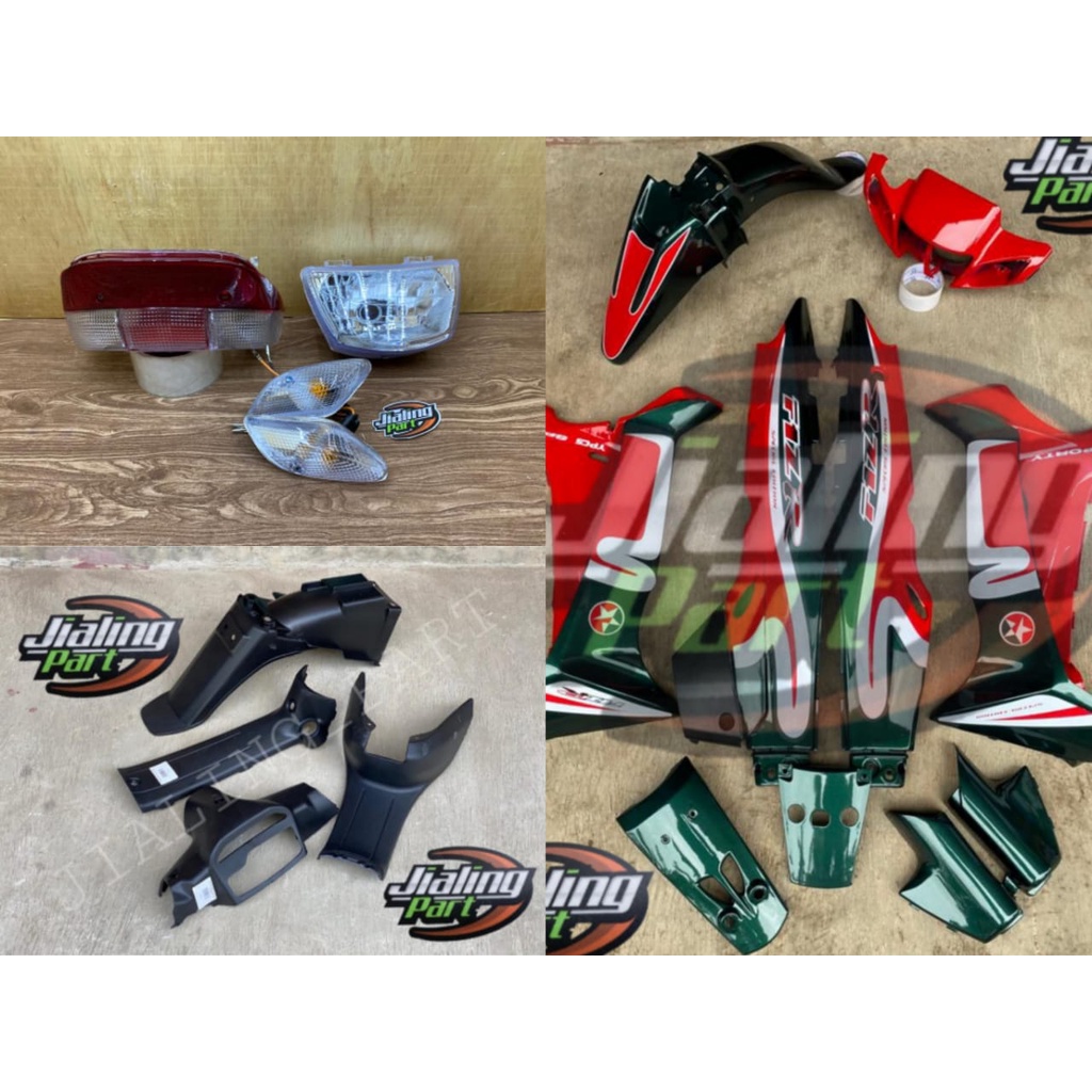 body full set Yamaha Fiz R caltex hijau botol full set body halus dan body kasar lampu Fiz R F1ZR ca