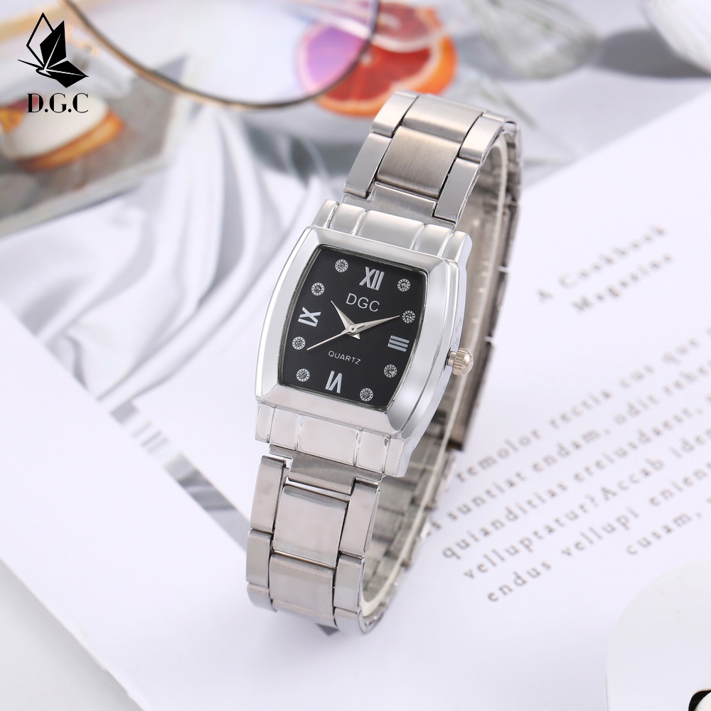 DGC Jam Tangan Couple Kuarsa baja menonton pria dan wanita menonton murah watch C85