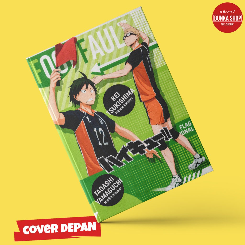 

Note Book Film Anime Haikyuu Karasuno Middle Blocker Hardcover A5 Buku Tulis Catatan Murah