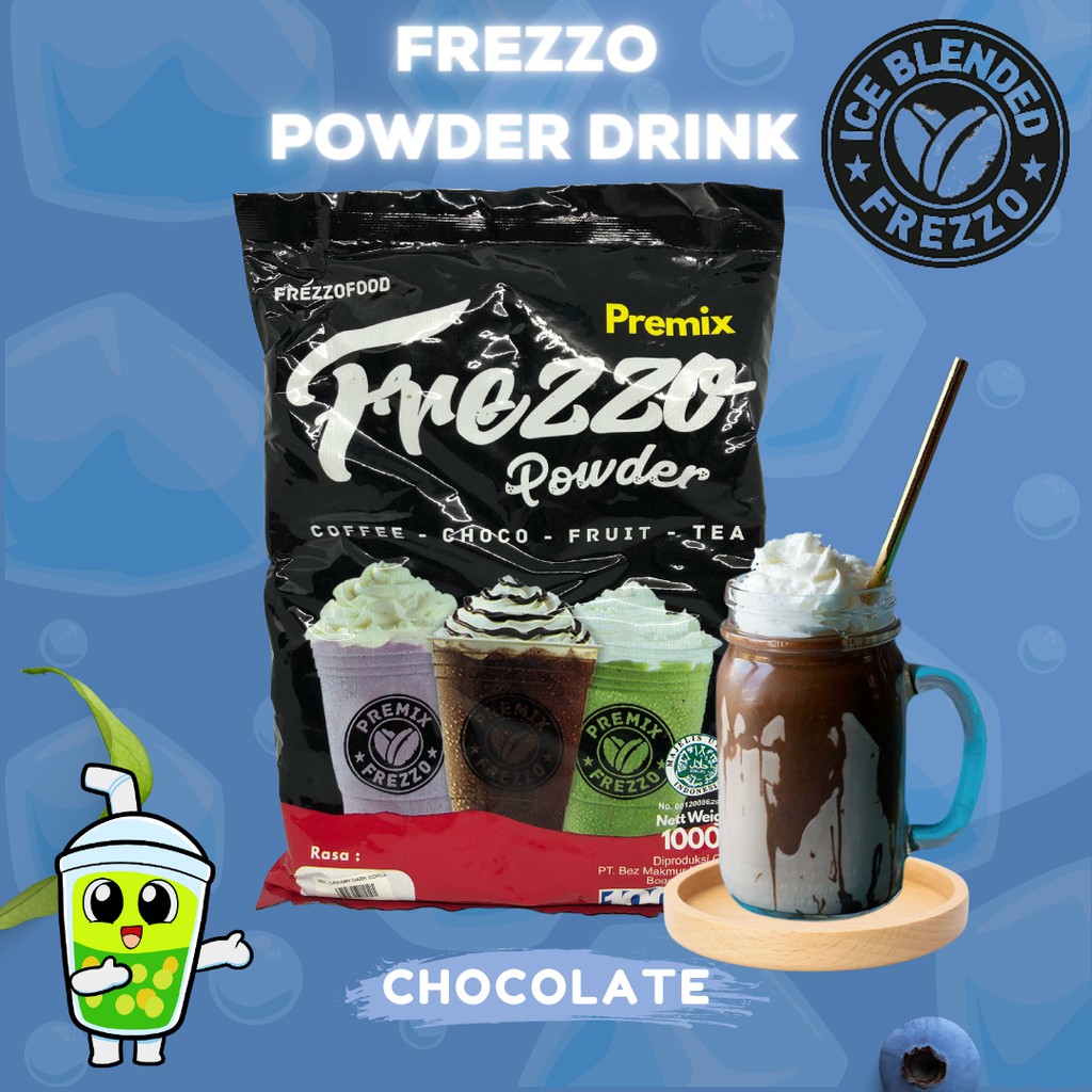 Frezzo Rasa Coklat / Cokelat Original Powder (Bubuk minuman / Powder Drink) Kemasan 1KG