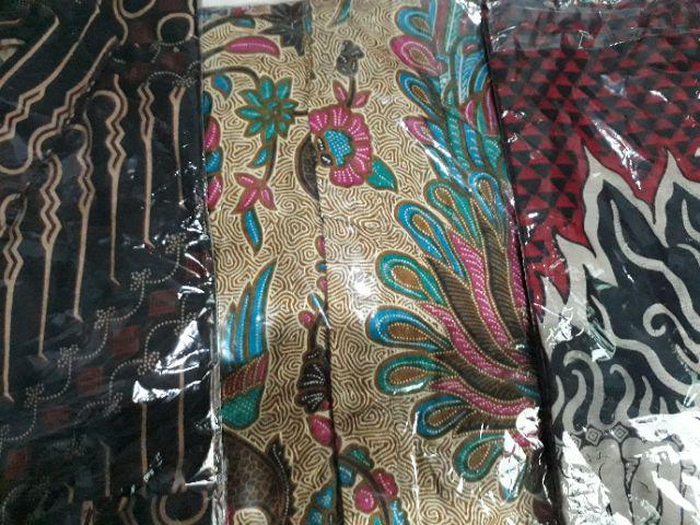 Kemeja Batik Lengan Panjang 021 Risna Batik Hrb0626 Hem Batik Murah Seno Sogan Bakung Padi Manggar
