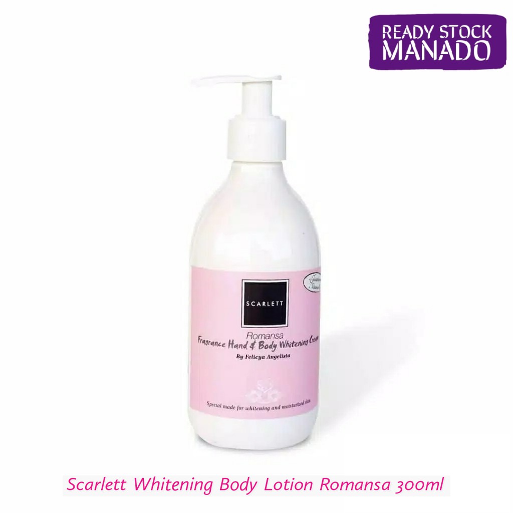 Scarlett Whitening Body Lotion Romansa 300ml - Skin Care
