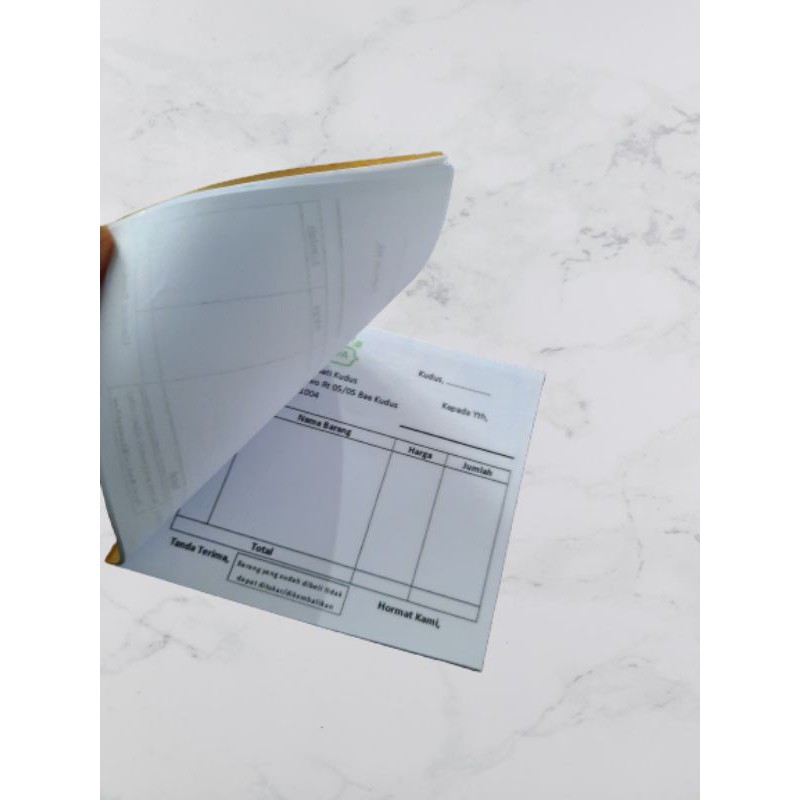 

Custom Nota 1ply isi 50