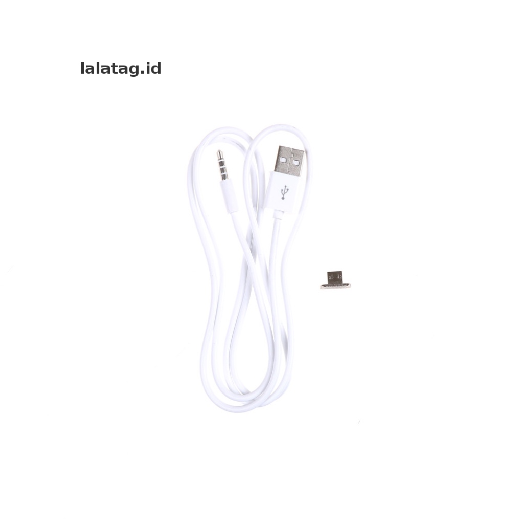 (Flyag) Kabel Charger AUX Audio 3.5mm Ke USB 2.0 Male Panjang 3.3FT Untuk MP3 Player