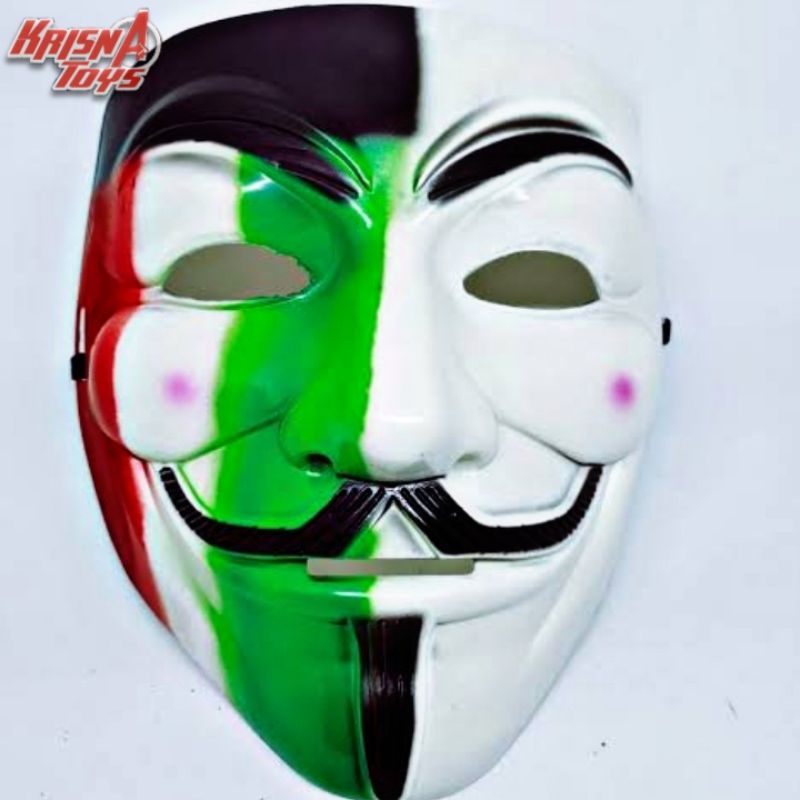 Topeng Hacker/Topeng Anonymous_mainan anak topeng Heker_vendetta