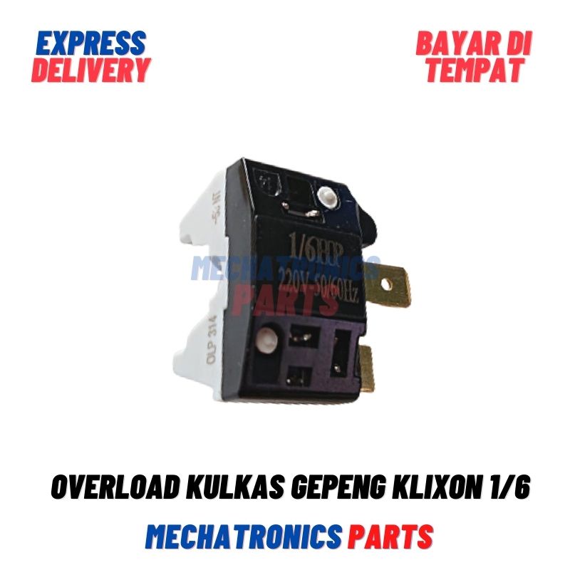 OVERLOAD KULKAS GEPENG KLIXON 1/6