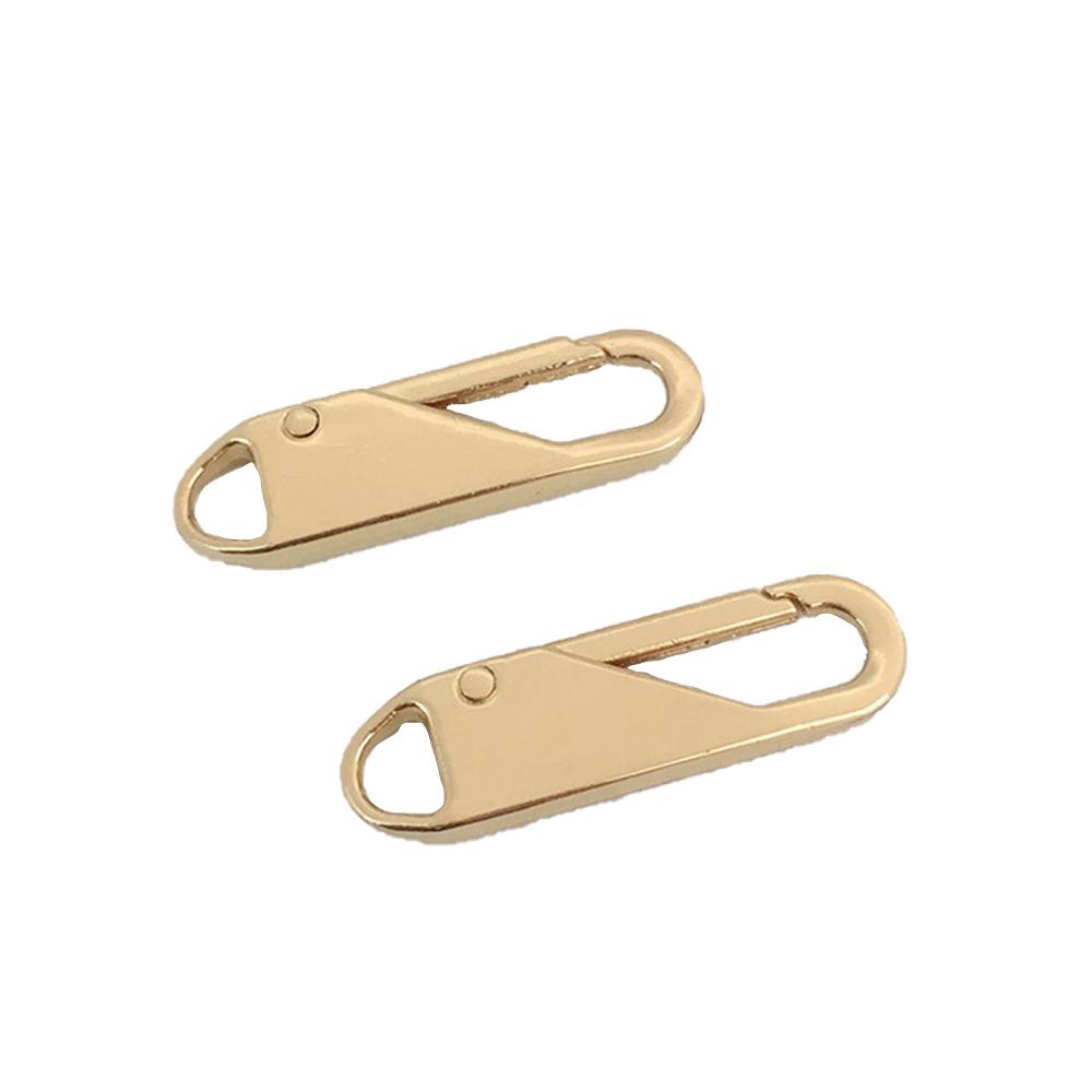 [Elegan] Zipper Repair Kit Detachable Fashion Zipper Fixer Jahit Aksesoris Kepala Ritsleting Logam