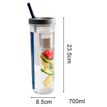 BOTOL MINUM INFUSER WATER 700 ML