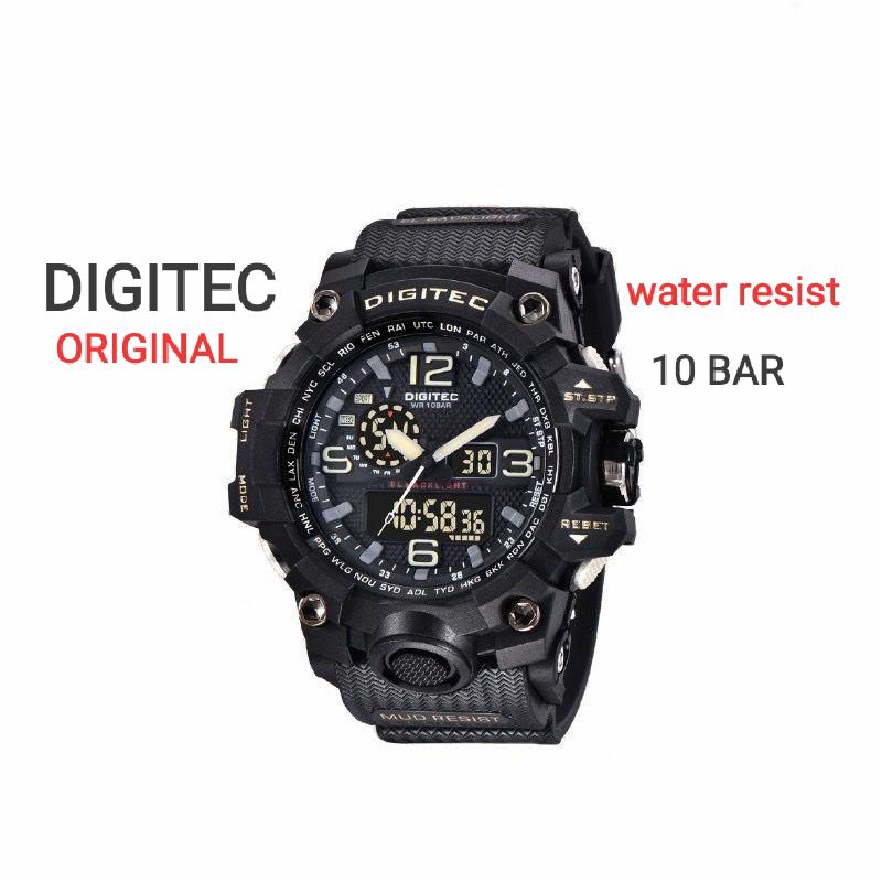 Digitec 2093 original garansi / Jam tangan pria Digitec 2093 / DG 2093 watch strap Rubber