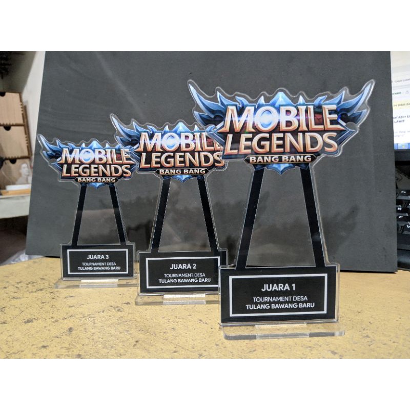 Standee/Piala Mobile Legends Custom Nama