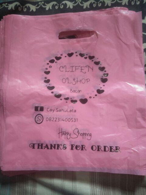 Sablon Tas Kresek Plong Uk 25x30