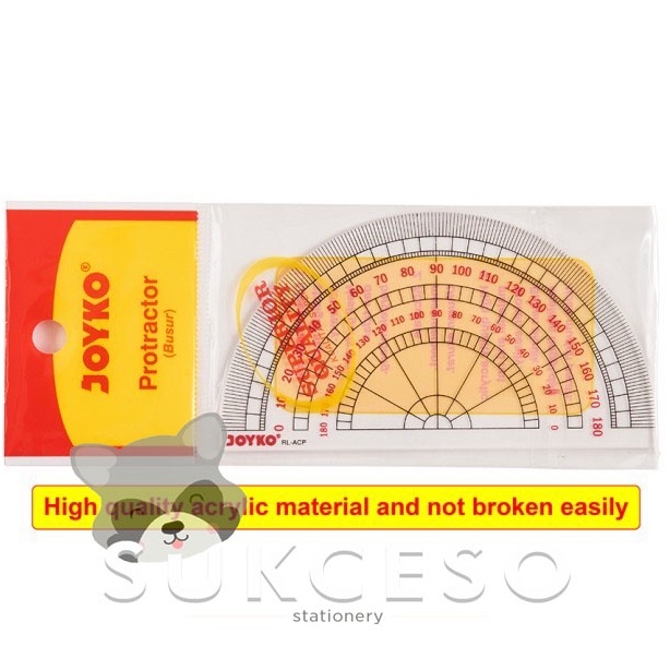 

Joyko Protractor Penggaris Busur RL-ACP 180 Derajat Murah Berkualitas