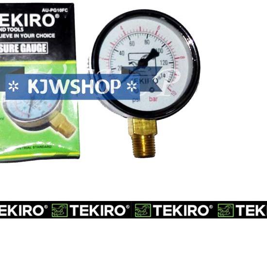 Manometer 10 bar TEKIRO Pressure Gauge 10 bar TEKIRO Manometer 10kg TEKIRO Mano Meter 10 bar TEKIRO 