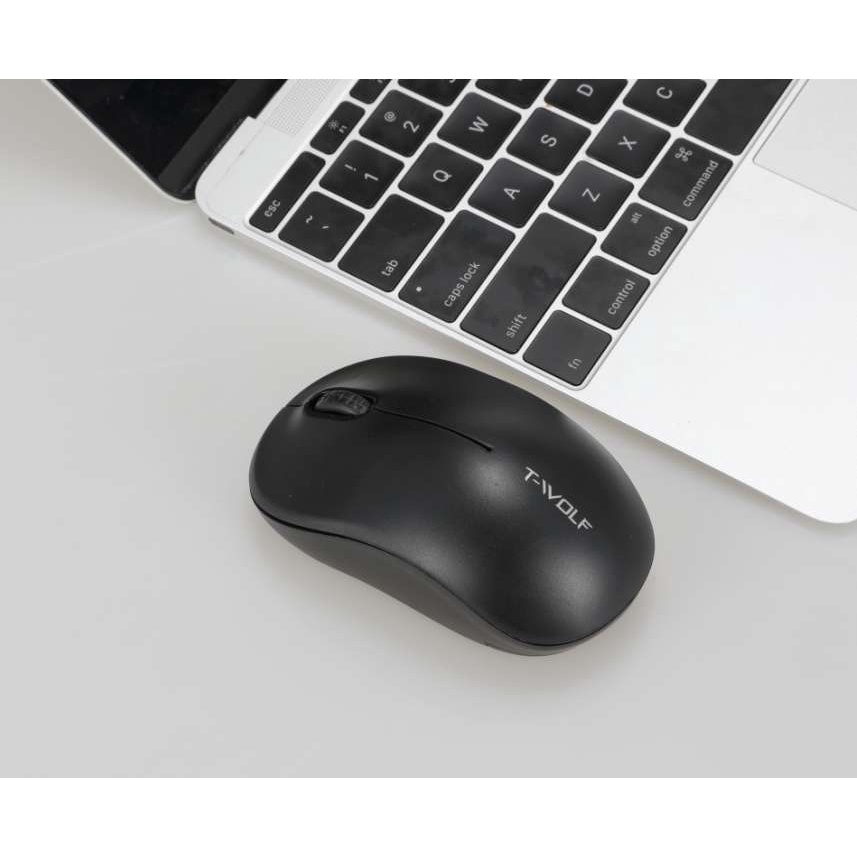 SKU-1105 MOUSE WIRELESS TWOLF Q4 / T-WOLF Q4 GOOD QUALITY 2.4GHZ