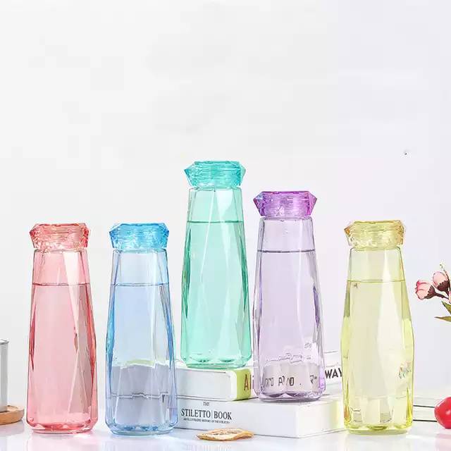 BEST SELLER!! BOTOL KACA MINUM DIAMOND KRISTAL KAPASITAS 300ML BOTTLE