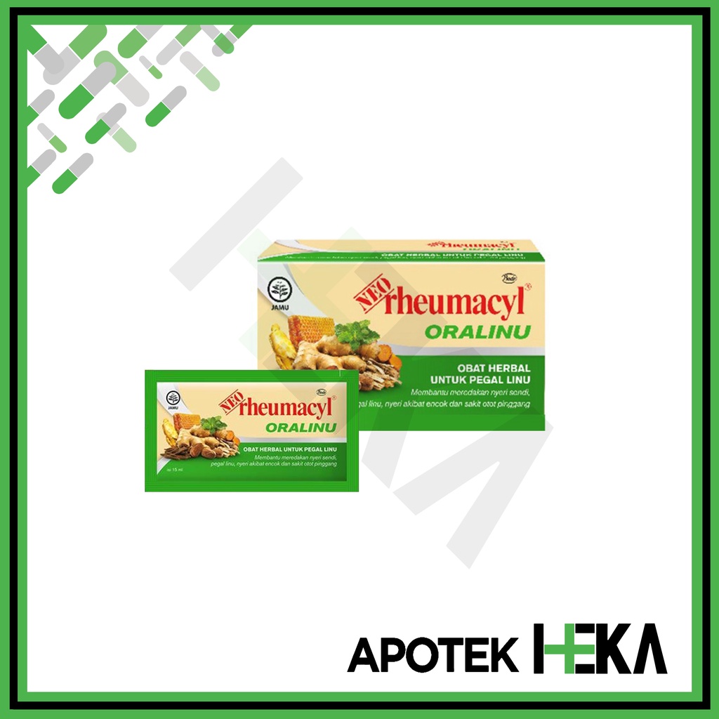 Neo Rheumacyl Oralinu Box 5x15 ml Obat Herbal Pegal Linu Encok Sirup (SEMARANG)