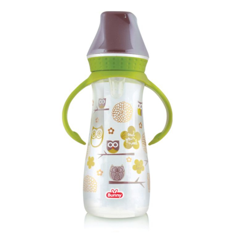 Lusty Bunny Botol Susu Square Hood Dengan Pegangan 125ml dan 250ml Botol Susu Lusty Bunny