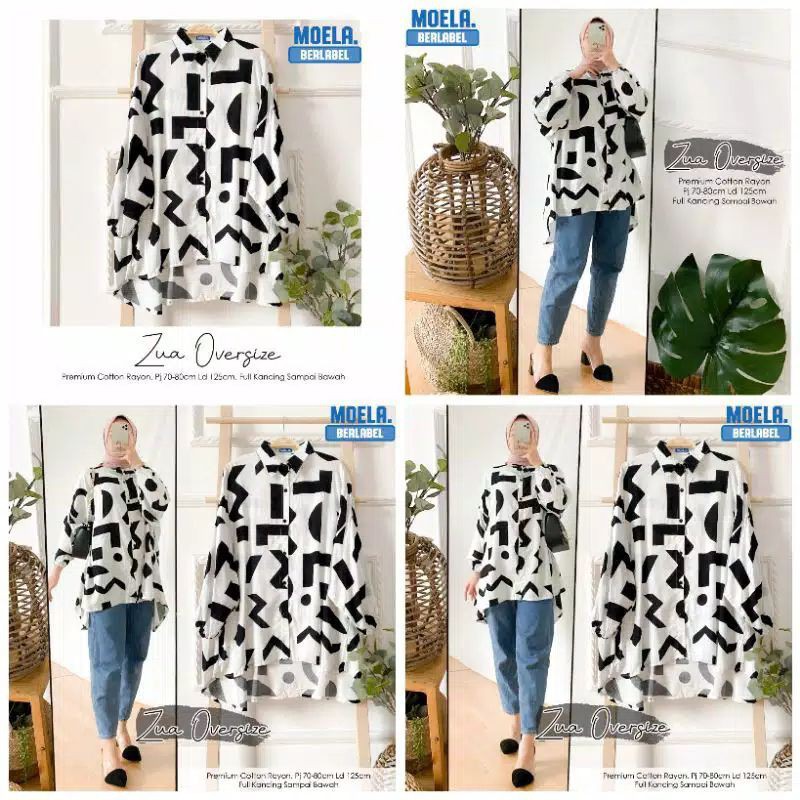 ZUA BLOUSE OVERSIZE BY MOELA