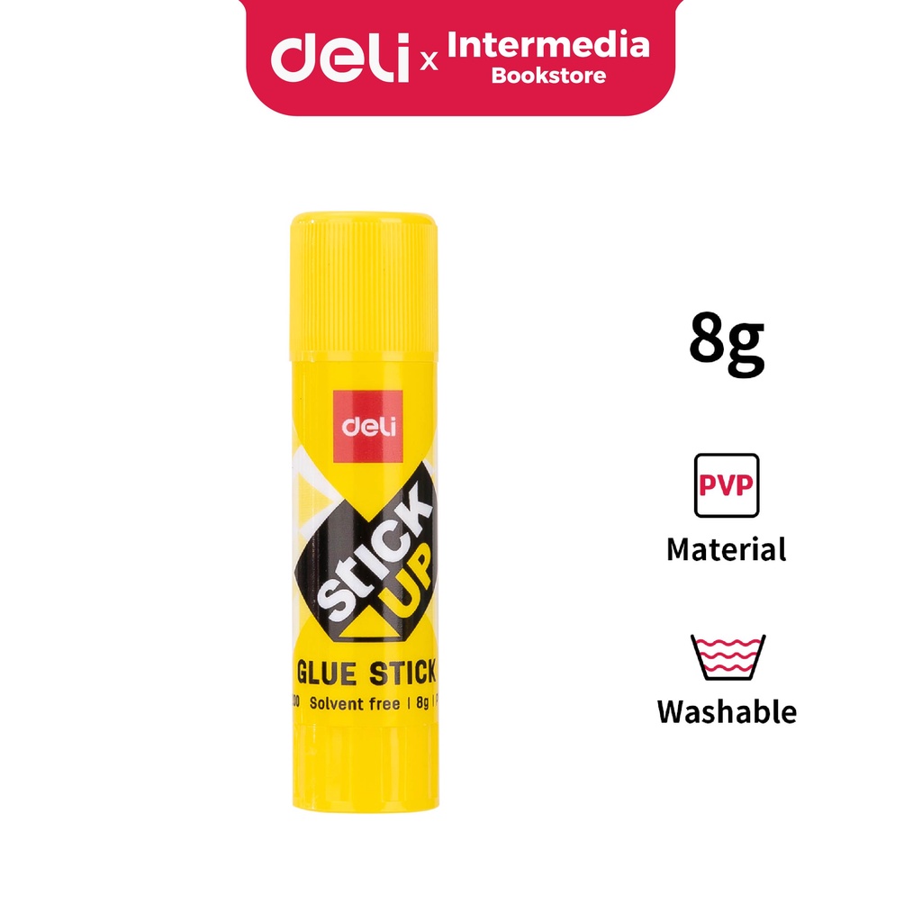 

Deli EA20010 Lem Glue Stick Super Kuat PVP 8 Gram / Alat Tulis Murah