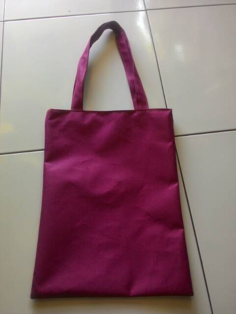 Totebag KANVAS POLOS |Tas totebag pria wanita kanvas ressleting ( COD BAYAR DITEMPAT )Pake Resleting