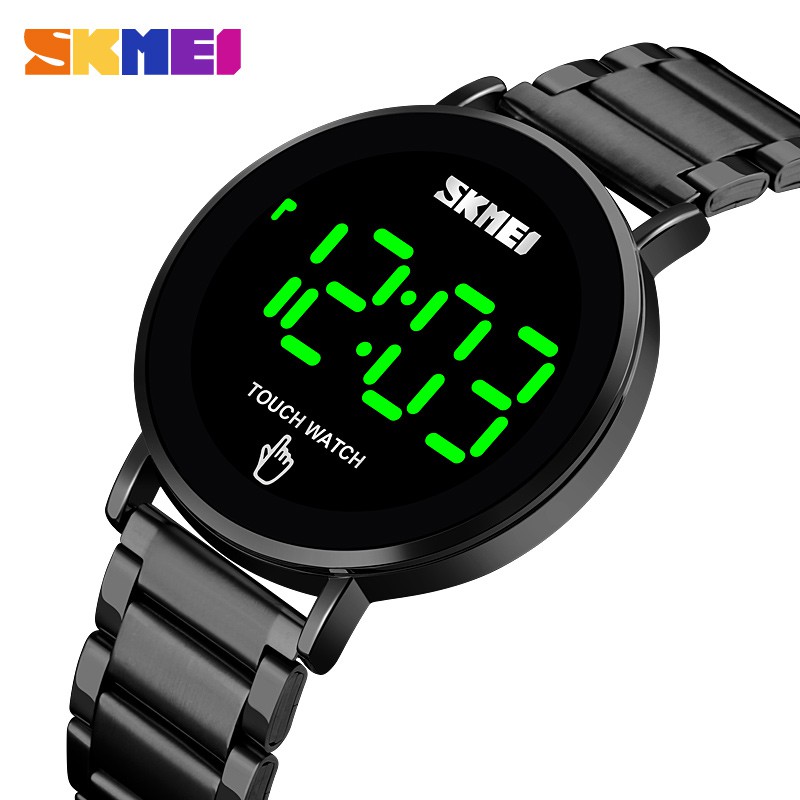 SKMEI 1550 Jam Tangan Pria Digital Tali Stainless WATCHKITE WKOS