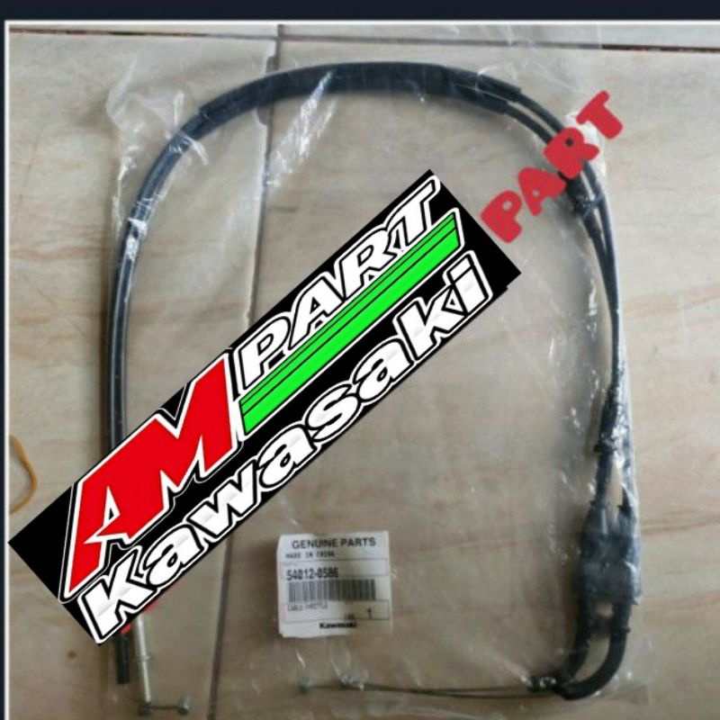 sepasang kabel gas ZX636 ZX 636 Original Kawasaki