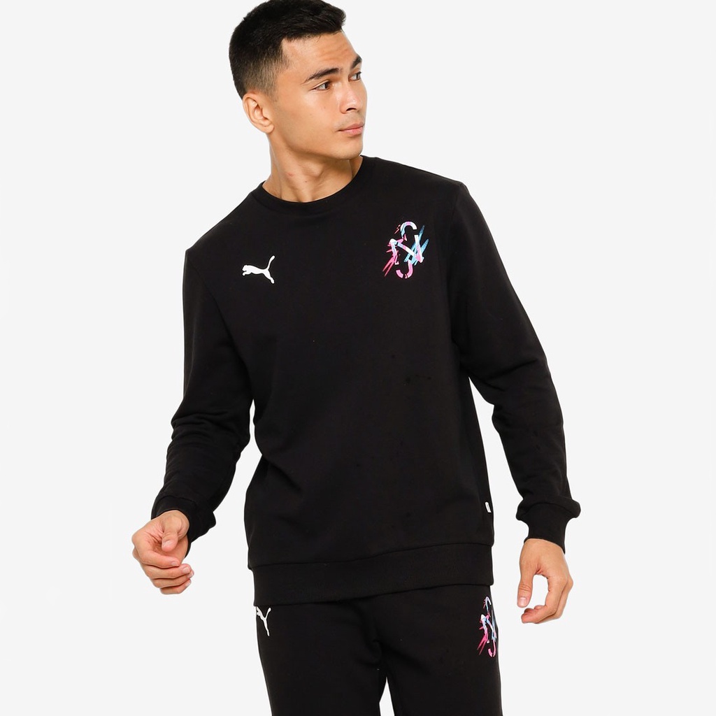Sweater Puma Neymar JR Creativity Crew Sweat Black Original BNWT