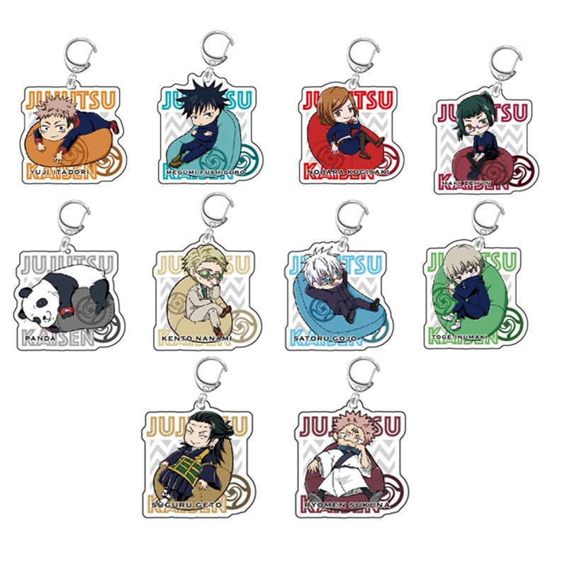 Gantungan Kunci Desain Jujutsu Kaisen Gojo Satoru Charms