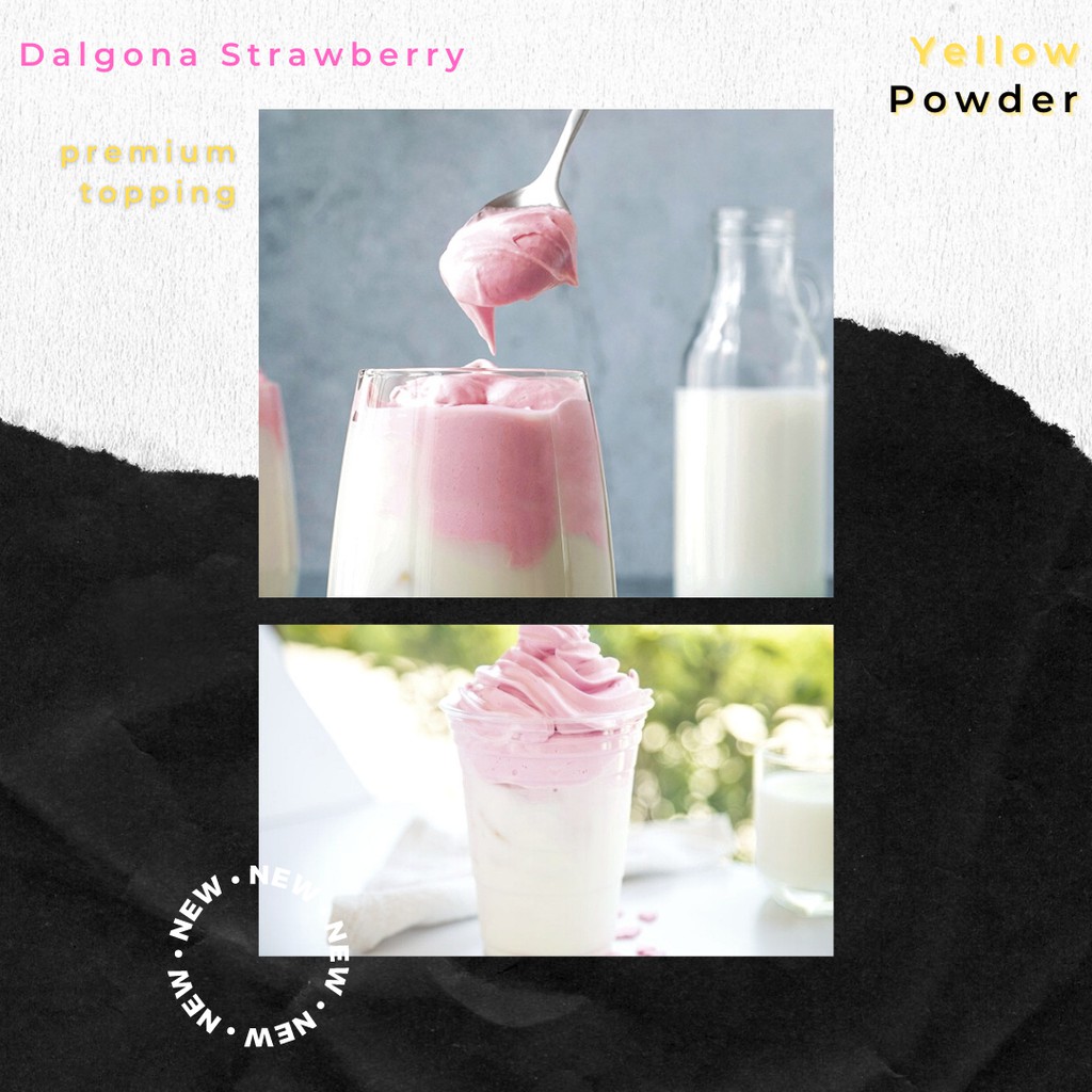 

DALGONA STRAWBERRY 1Kg - Bubuk DALGONA STRAWBERRY 1Kg - DALGONA STRAWBERRY Powder 1Kg
