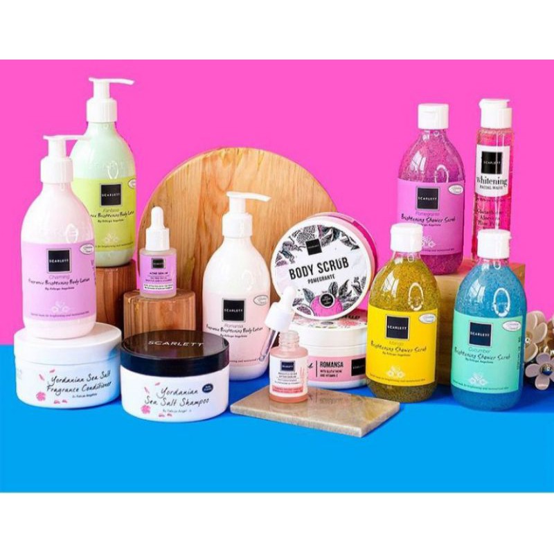 Scarlett whitening paketan lengkap 9 ORI BPOM