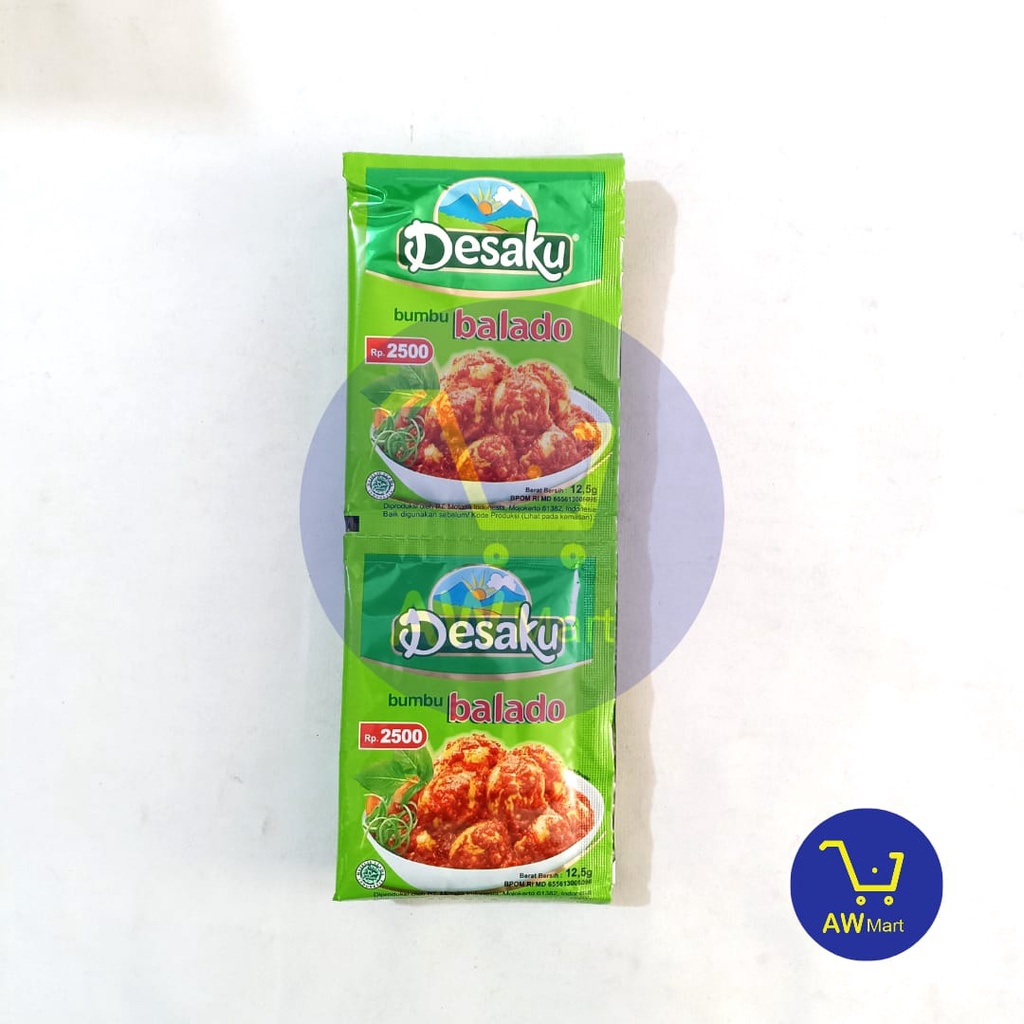 DESAKU BUMBU BUBUK RENCENG 12.5 GRAM / 7.5 GRAM X 10 SACHET ALL VARIAN - KETUMBAR DLL