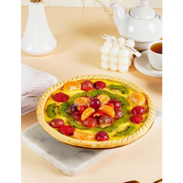 

Tart susu buah full toping best seller