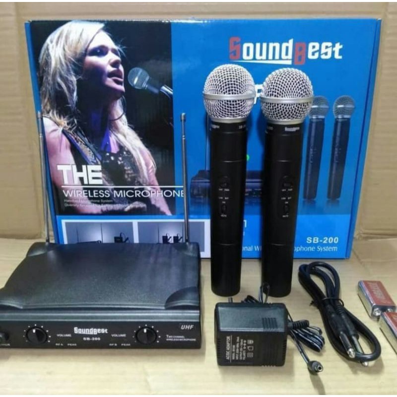 Mic Wireless Soundbest SB200 / SB 200 Original