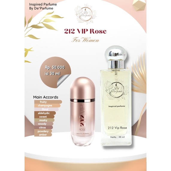 DEPARFUME - 212 VIP ROSE