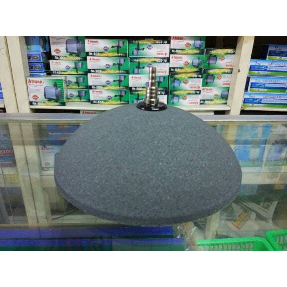 Air stone bulat piring BS 15cm