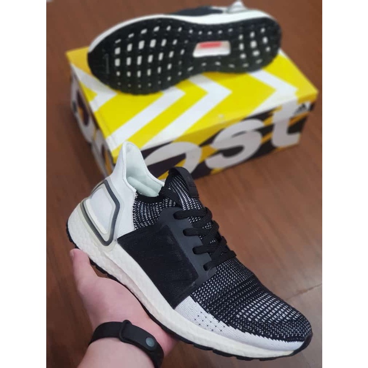 ADIDAS ULTRABOOST 19 BLACK WHITE BNIB MADE IN VIETNAM/SEPATU LARI PRIA ADIDAS ULTRABOOST PREMIUM IMP