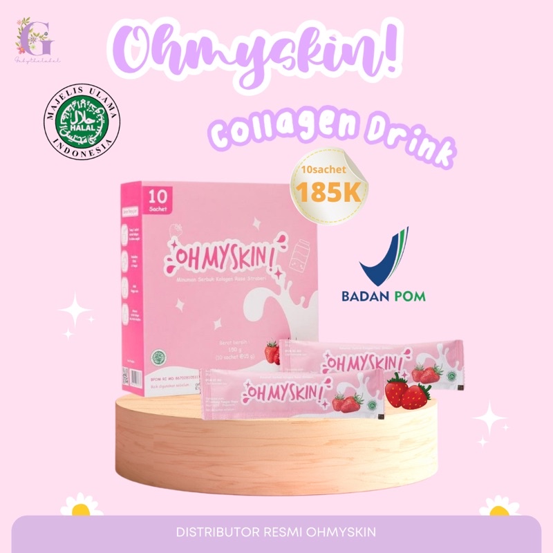 [DISTRI RESMI] OHMYSKIN COLLAGEN DRINK BPOM || Minuman Suplemen