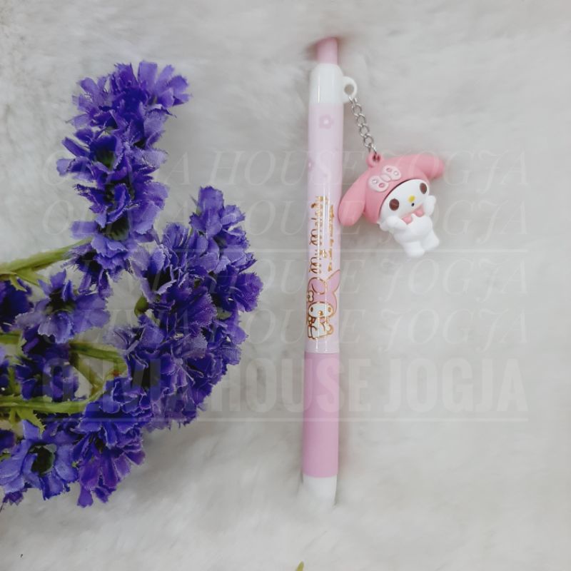 

Bolpoin My Melody Boneka Karet Pink Bolpen My Melody Klik Rantai