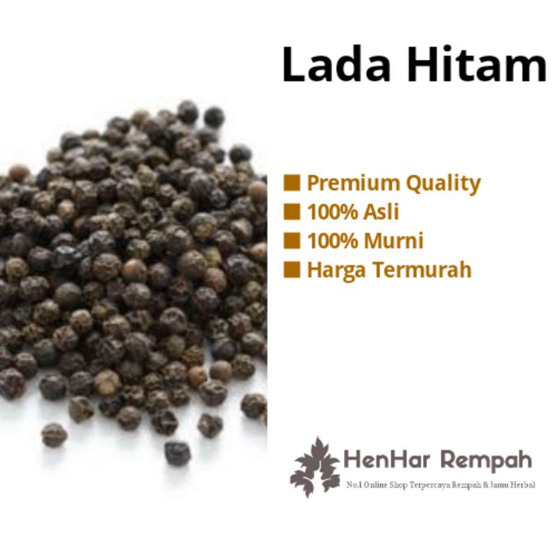 [Jaminan kualitas bagus] 1 Kg Lada Hitam / Merica Hitam / Black Pepper