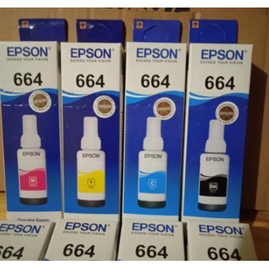 Tinta Printer Epson 664 ORIGINAL 1Set SEGEL RESMI
