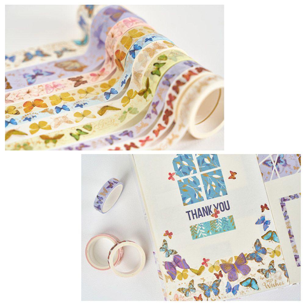 Top 10roll/Set Washi Tape Sastra Kualitas Tinggi Scrapbooking Sedikit Segar INS DIY Bahan