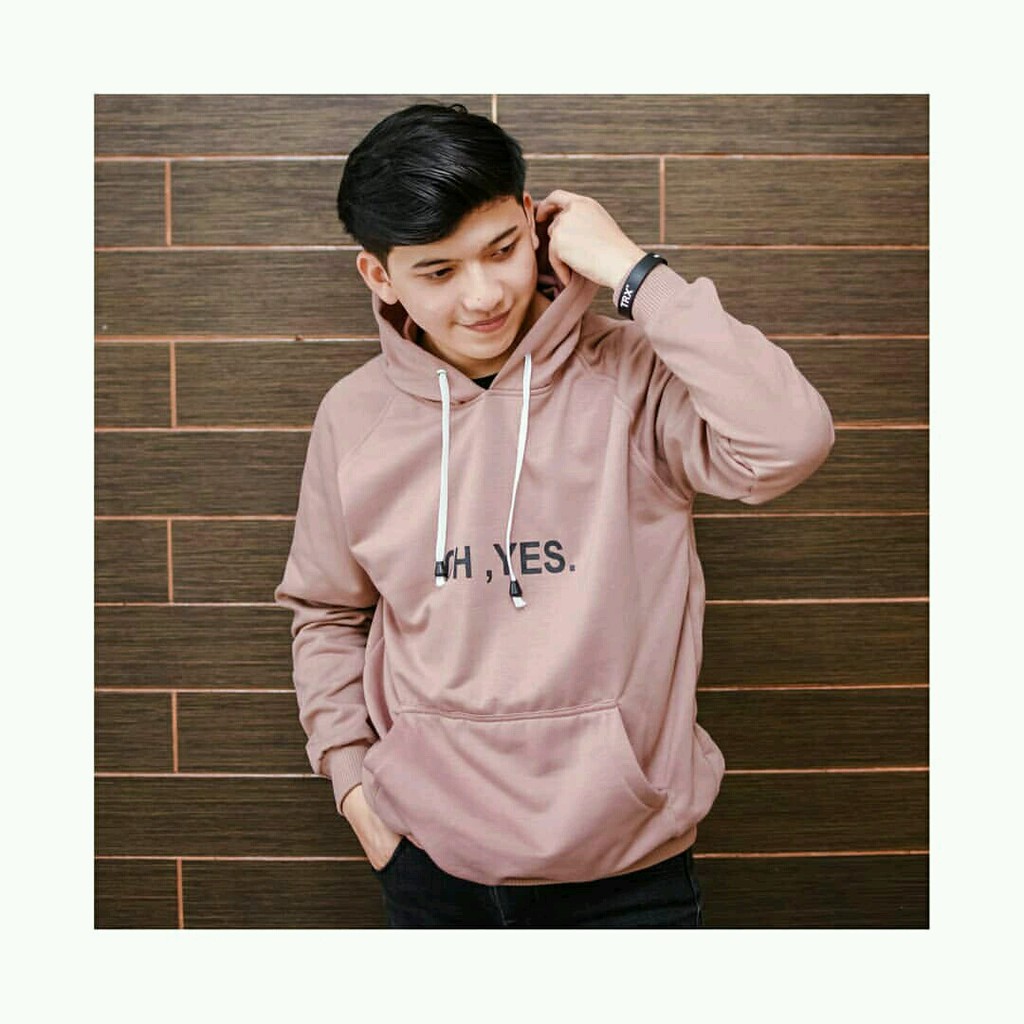 Hoodie Sweater OH YES bisa untuk Pria/Wanita/Couple harga grosir