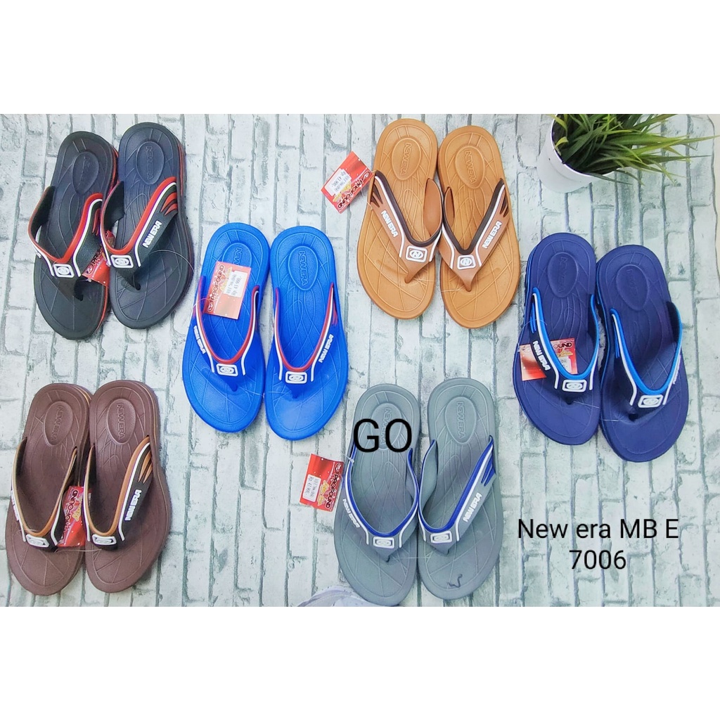 BB NEW ERA MB.E 7006 Sandal Japit Pria Dewasa Sandal New Era Karet Original