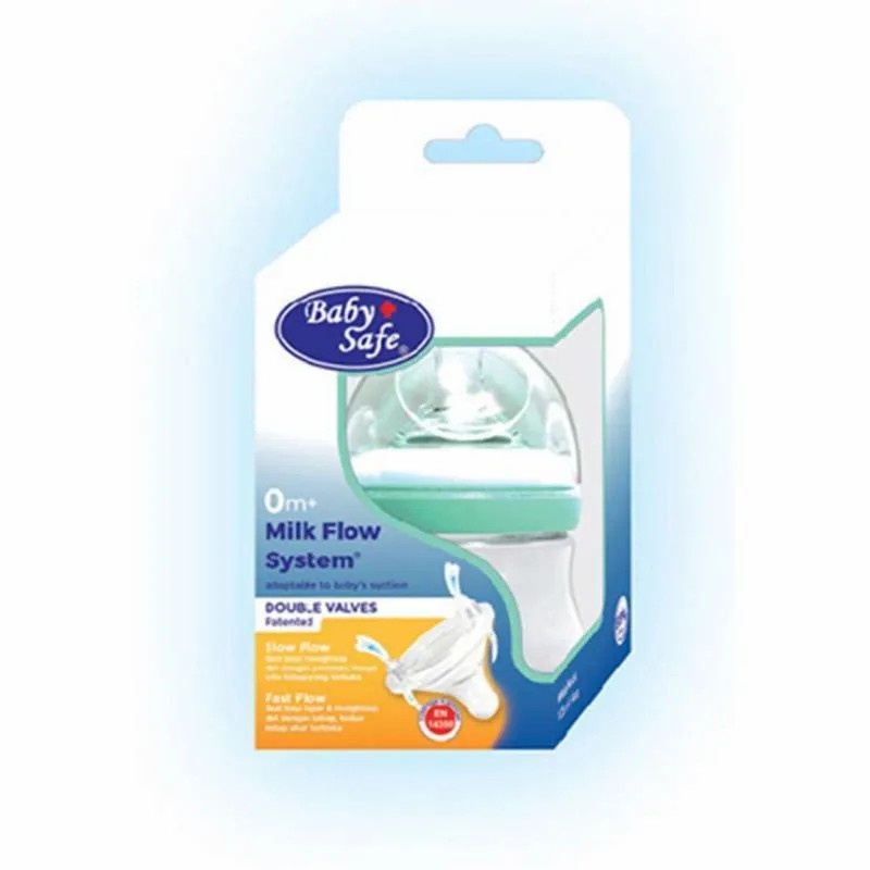 Botol Susu Bayi Baby Safe WN04 Bottle Wide Neck 125ml