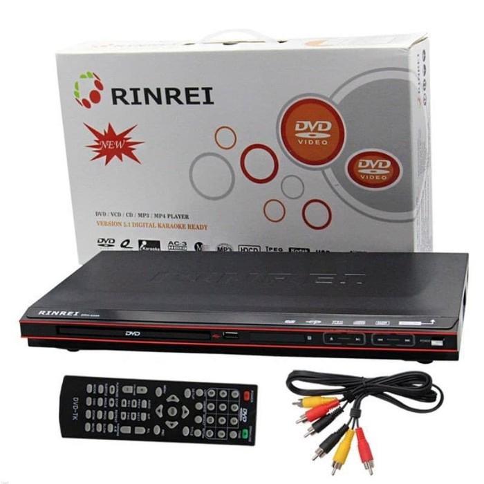 Rinrei 533D DVD Player -Baca Semua kaset DVD ORIGINAL