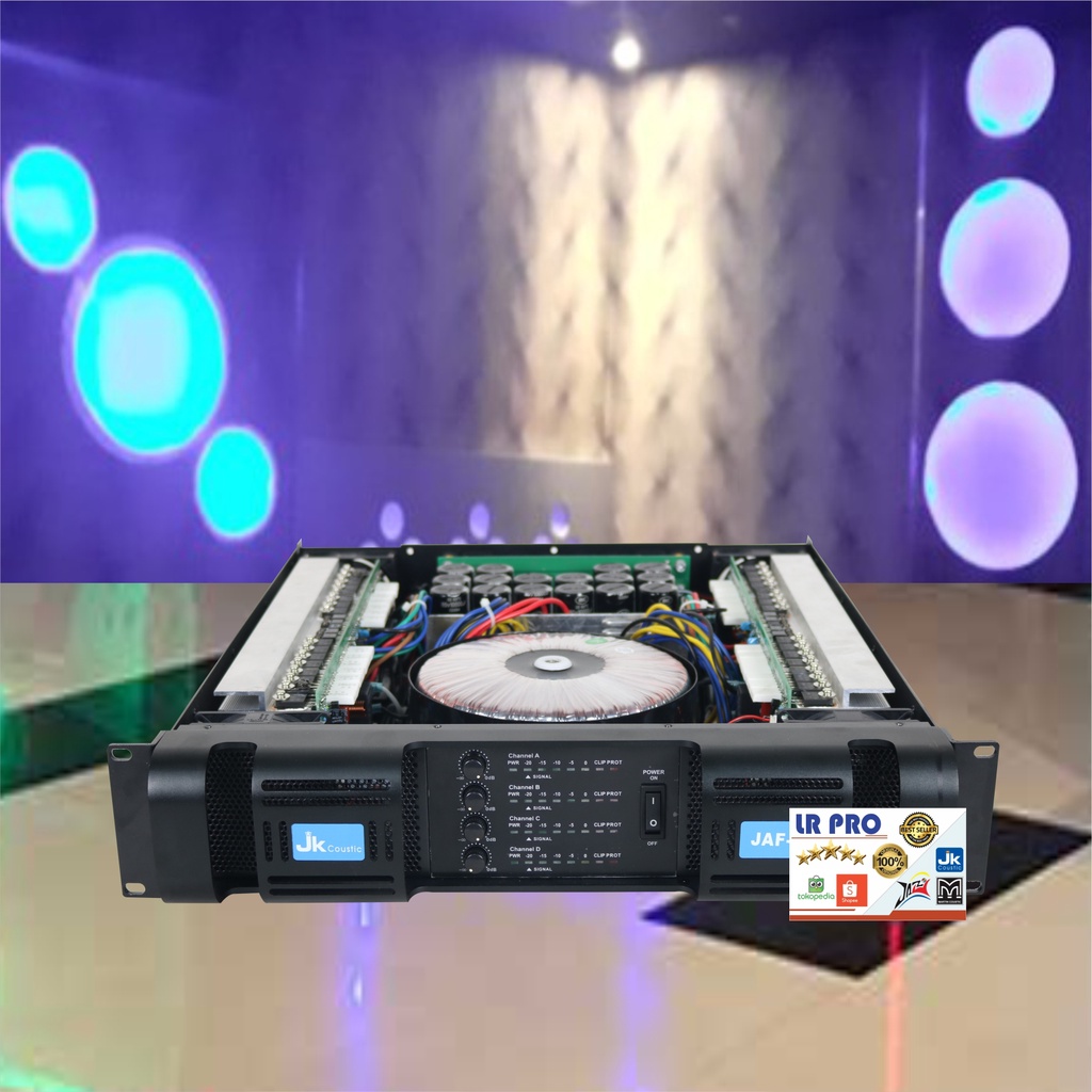 Power Amplifier Jk coustic JAF 10 ( 4x1000 watt )