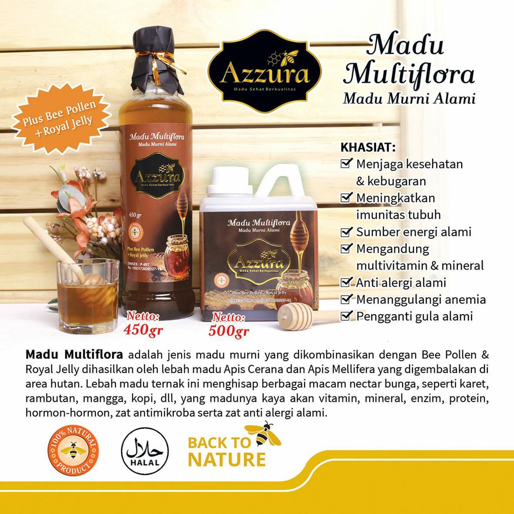 

Madu Multiflora Madu Murni Alami