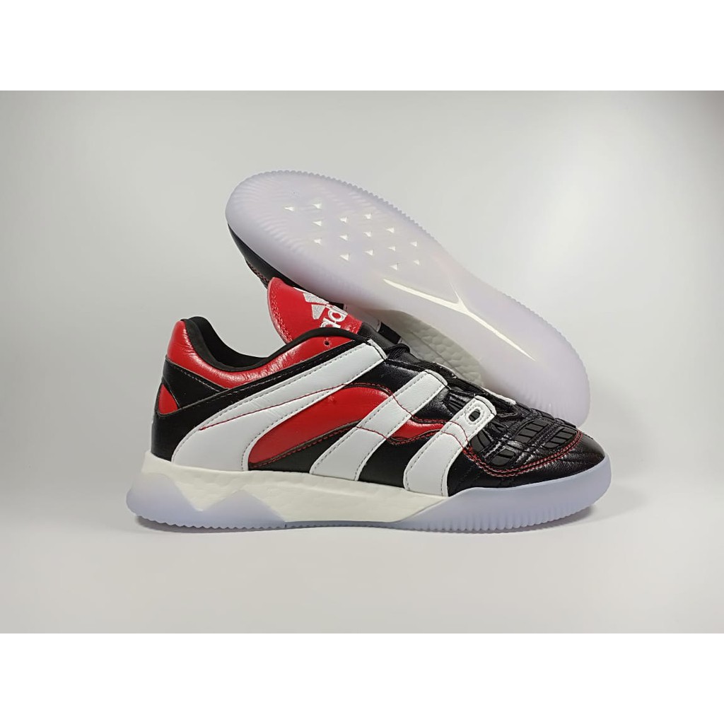 Sepatu Futsal Adidas PREDATOR ACCELERATOR BLACK WHITE RED